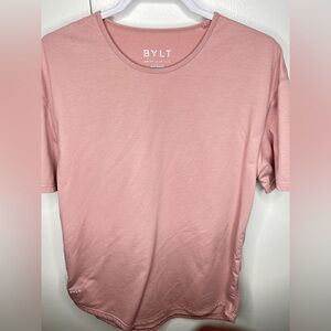 BYLT Basics Soft Pink Short Sleeve Tee
